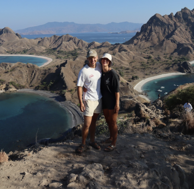 Viewpoint on Padar Island in Komodo Nationalpark